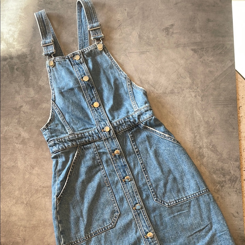 Denim Button-Up Dress